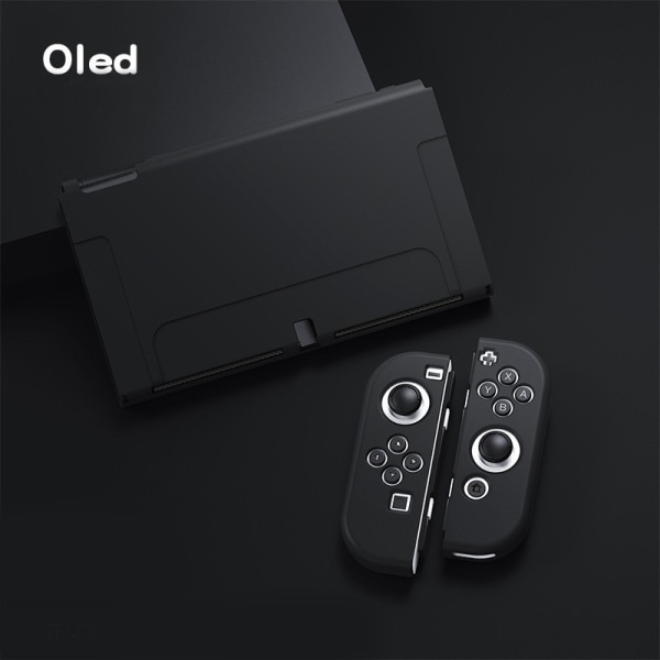 Nintendo Switch OLED-spelkonsol + spelkontroll mjukt case, svart