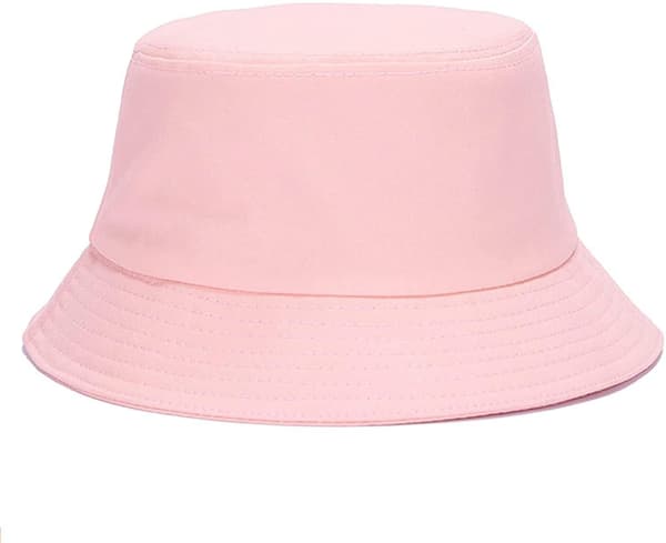 Solhatter 100% bomull komprimerbar bøttehatt Pink
