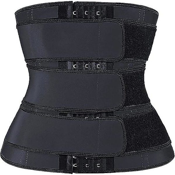 Midjetrener for kvinner, kvinnebelte magekontroll midjetrener trimmer sauna svette slankende body shaper L