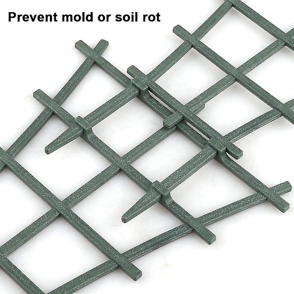 Spaljé för krukväxter, miniträdgårdssp spaljé för klätterväxter Stapelbar växt spaljé Plast krukväxtstöd Diy klätter spaljé Blomkruka 4pcs