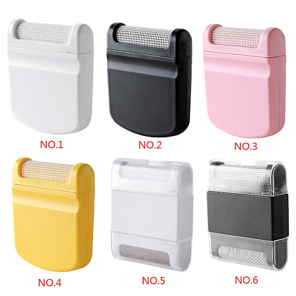 4 st Mini Lint Remover Manuell Hårbollstrimmer Fuzz Pellet Cut Maskin Bärbar Epilator double tip white