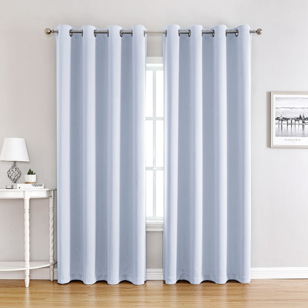 Blackout gardiner isolerende gardiner sort 140x175 cm moderne