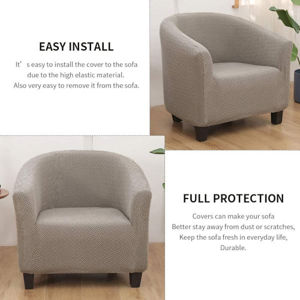 Enkel sofa kortholder setetrekk fullpakket stoltrekk antifouling trekk elastisk sofaovertrekk