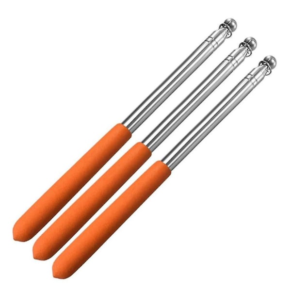 1,2 m Retractable Guide Flagpole, Rostfritt Stål Teaching Pointer green