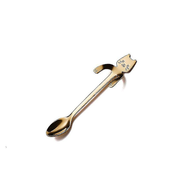 11,5 cm rustfrit katteske sæt bestik køkken tilbehør gold