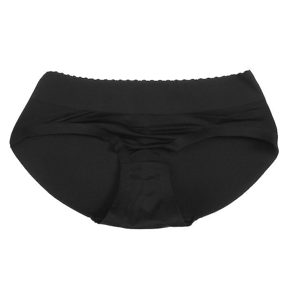 Kvinna Butt Hip Enhancer Trosa Fake Ass Underwear Push Up Vadderade trosor storlek L (svart)