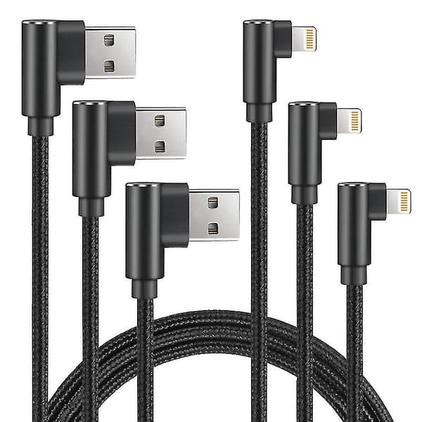 1m Magnet Data Kabel Data Kabel Vinkel Opladningskabel Flettet Til Apple