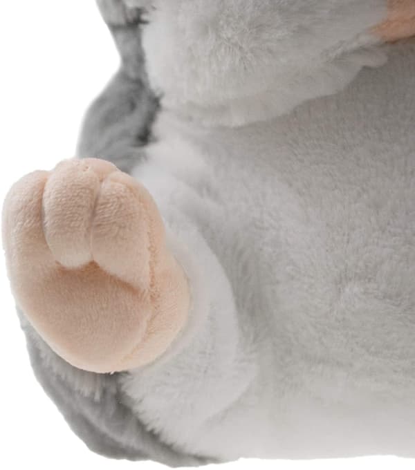 Myk puteteppe søtt hamster plysj teppe teppe sammenleggbart teppe Grey
