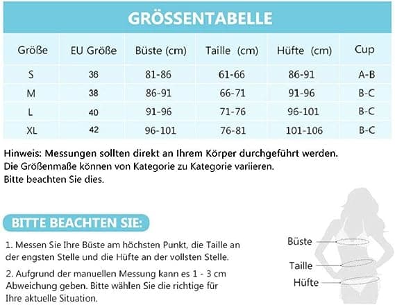 Kvinnors Bikini Tvådelad Baddräkt, S