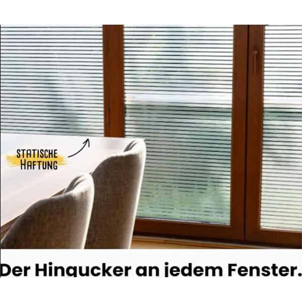 Antisynskyddsfönsterfilm [30x200cm] med e-bok och tips - Mörkläggningsfönsterfilm statisk vidhäftning - Frostat sekretessfönster - Opak självhäftande Wi