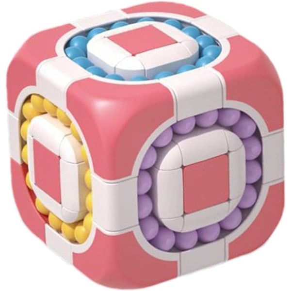Magic Bean Cube, Magic Bean Roterende Puslespillkube Fidget Leke Spinner | 6-sidet Magisk Puslespill Gave til Barn, Gutter, Jenter, Tenåringer, Voksne