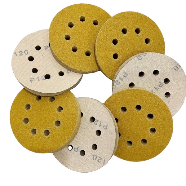 10pcs Sanding Discs Pads Sandpaper Sheet For Random Orbital Sander 8-holes