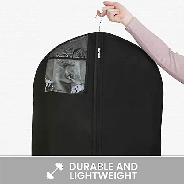 Støvfri brudekjolepose i non-woven Black