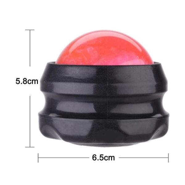 Manuell massageboll smärtlindring ryggrulle massageapparatmassage terapi rosa