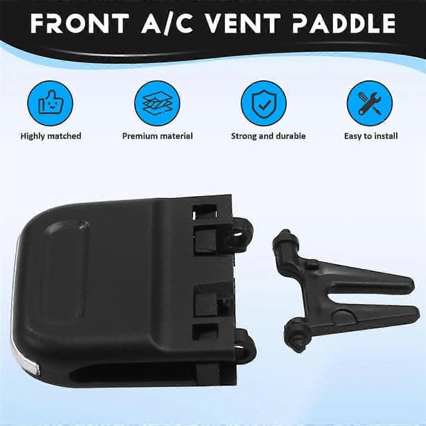 Bil Front A/C Ventilationsgitter Justerings Paddle 95B819700 til 2014-2017 Outlet Clip Tab Reparationssæt