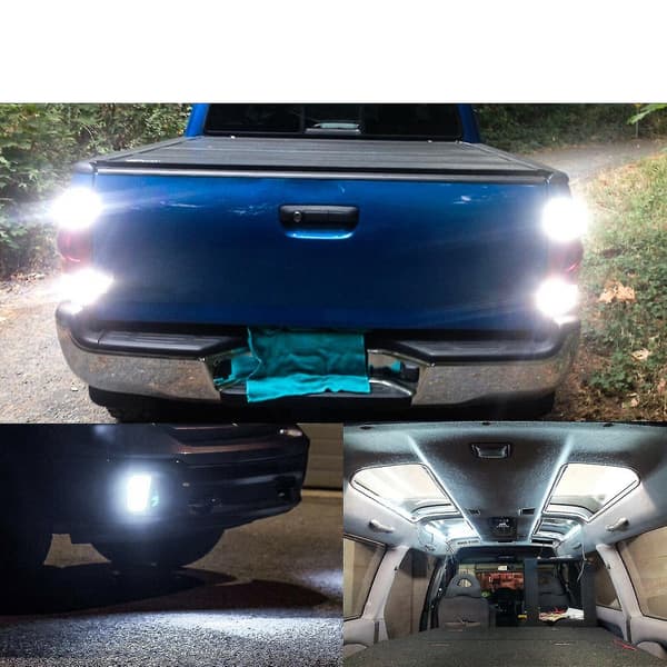 20 stk. LED-blinklys til bil 12V-24V Hvit 1156