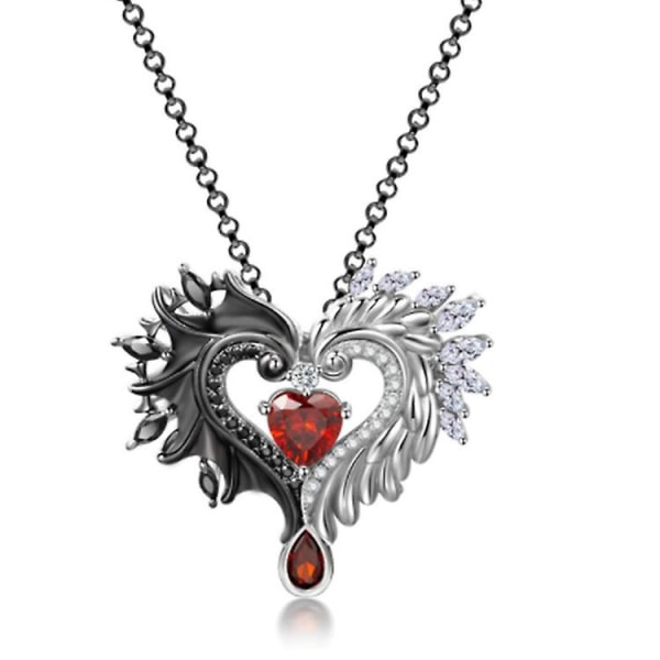 Matchande halsband hjärta symbol för kärlek hänge par smycken gåvor