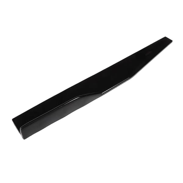 2 STK Bil Karrosseri Styling Sideskørt Sort Blank ABS Slidstærk Universal Bag Sideskørt til Bilmodifikation