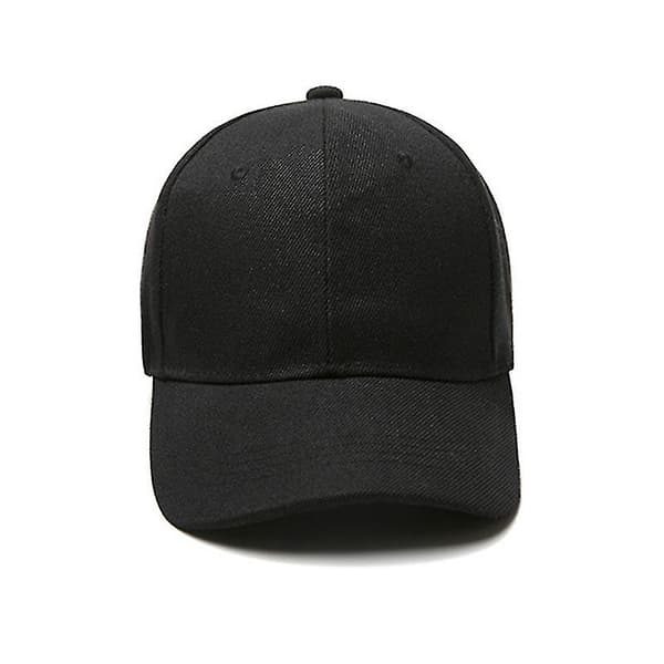 Baseball Caps Classic Solid Adjustable Unisex Hip Hop Sun Casual Hats Black