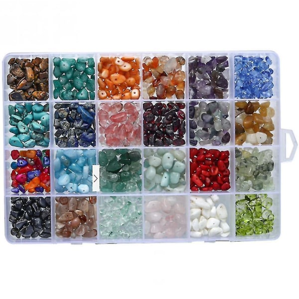 Gemstone Beads Crushed irregular Beads Sett Natural Stone Crystal Loose Diy Beads Style1