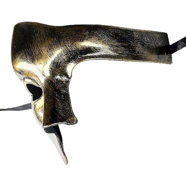 Maskeradmask, Vintage Phantom Of The Opera Enögd Halv Ansikts Maskeraddräkt