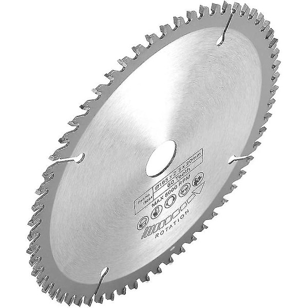 Cirkelsavklinge 60 tænder savklinger 165mm til skæring af træ metal
