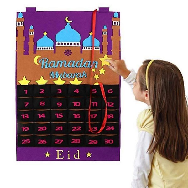 Ramadan-dekorationer Ramadan-adventskalender Ramadan-dekorationer för hemmet Ramadan-kalender Ramadan-kalender