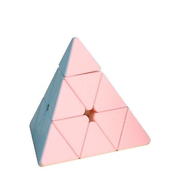 Magisk kube Speed Cube klistremerkeløs magisk kube puslespill leker Pyramid