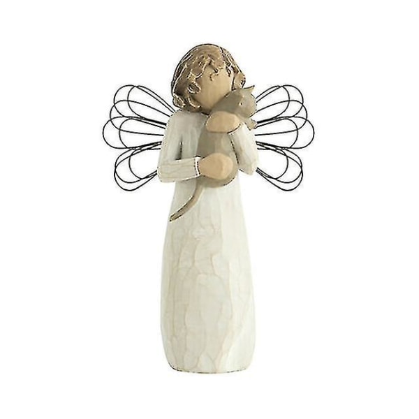 Willow Tree Ängel av vänskap och ängel av komfort Skulpterad handmålad figur Style C
