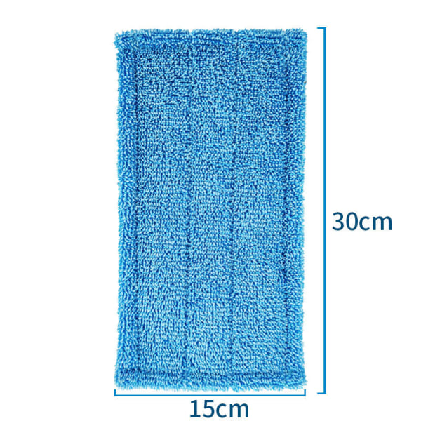 2 stk. Mikrofibermopper, Kompatibel med Swiffer Genanvendelige Mikrofibermopper 12x6 Tommer