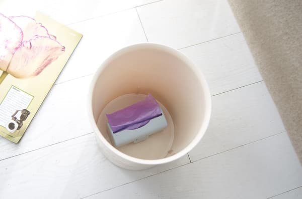 Set med 3-pack kök, badrum, vardagsrum plast väggmonterad förvaringslåda för sopsäckar