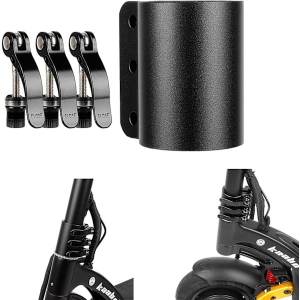 Svart monteringsbrakett for Kaabo Mantis 10 elektrisk scooter sammenleggbar basebrakett stabilisering tilbehør reservedeler ettermontering