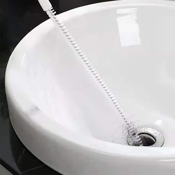 Avløpsrenser, avløp, hårfjerner, servant, vask, avløpsrens, rørleggerverktøy 45 cm
