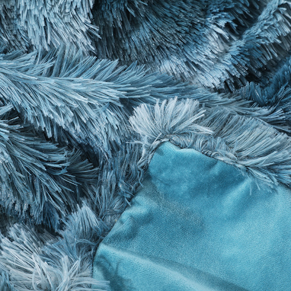 Elegant romantisk bekväm filt regnbågsfärg hög kvalitet fluffig