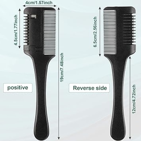 Razor Comb Thinner Hair Comb Razor Comb Hairdressing Hair Cutting Razor Comb Double Sided Hairdressing Razor Comb Tool for Hair Cutting and Styling