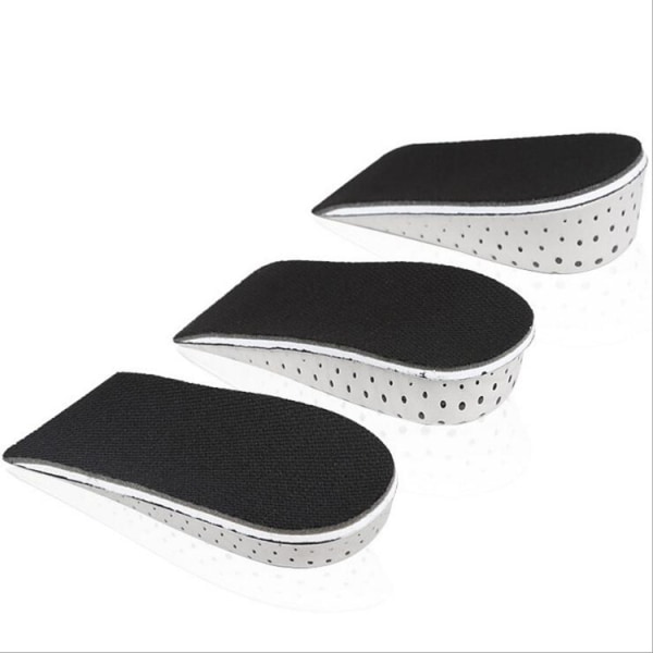 Indlægssål, lavet af memory foam, til at øge hælhøjden - til mænd og kvinder (1 par), 2 cm højde