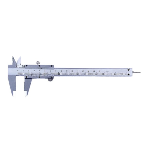 Praktisk Vernier Caliper 6&amp;quot; 0-150 mm/0,02 mm Metall Kolstål Bromsok Mätare Mikrometer Mätverktyg Version