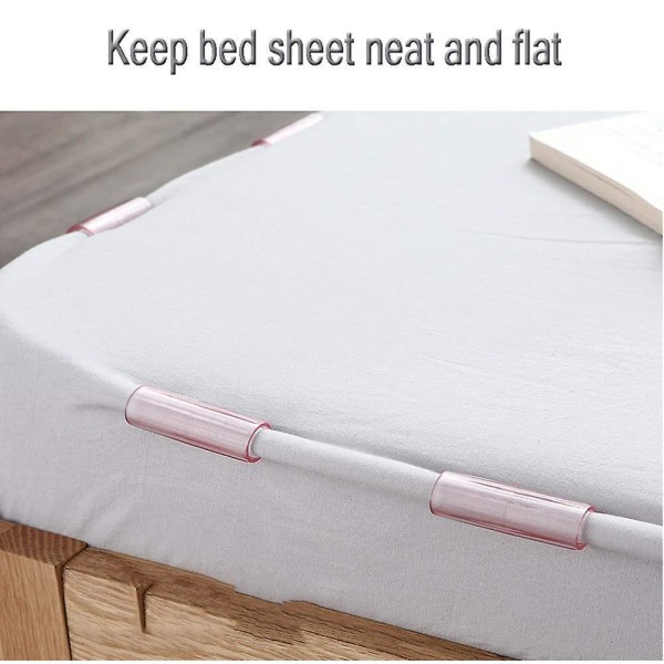 24 stk. Sengeklips Dobbel Enkelt Madrass Topper Deksel Feste Stolsete Pude Sofa Pude Måt Slipcover Anti-skli Gripper Green