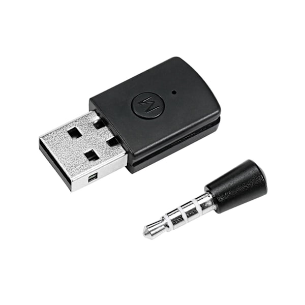 PS5 Bluetooth-håndtak mottakeradapter, PS4 USB 5.0-adapter, joystick, headset-mottaker