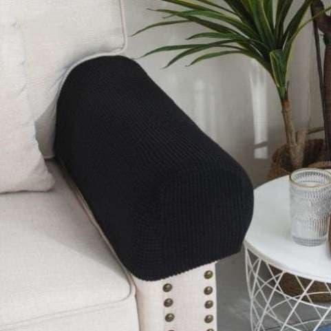 2 stk uttrekkbare sofaarmlener Full Sofa Protector Black