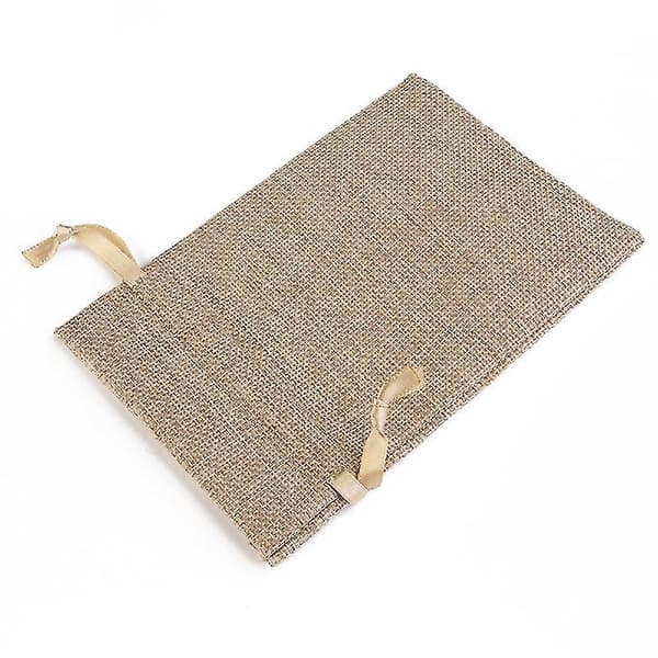 5 stk. Havepose Natural Linen Trækpose til Gave/Fester/Håndværk