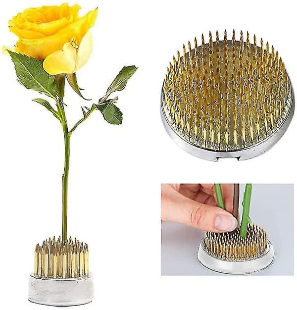 3 stk Blomsterarrangeringspinner Runde Blomsterarrangeringspinner
