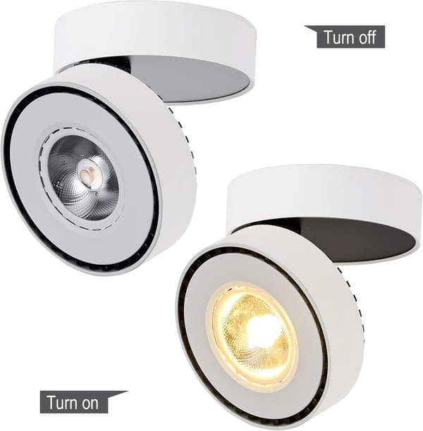 Justerbar LED-takspotlight för inomhusbruk, 12 W, C