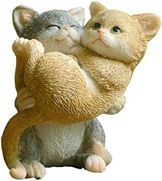 Miniatyr Fe Kattstaty för Fe Trädgård - Odla Kattungar med Känslor