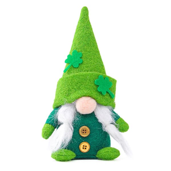 Irländsk grön klöver ansiktslös docka Rudolph actionfigur Female Style