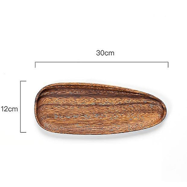 Runde trefat, enkel rengjøring og lett for retter, snacks, dessert 30*12cm