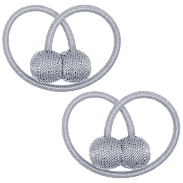 Magnetiske gardinbindere clips gardin spænder holdbacks Grey