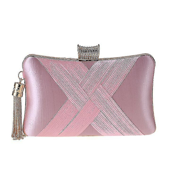 Kvinde Aften Clutch Tasker Silke Fest Håndtasker Brude Bryllup Satin Punge