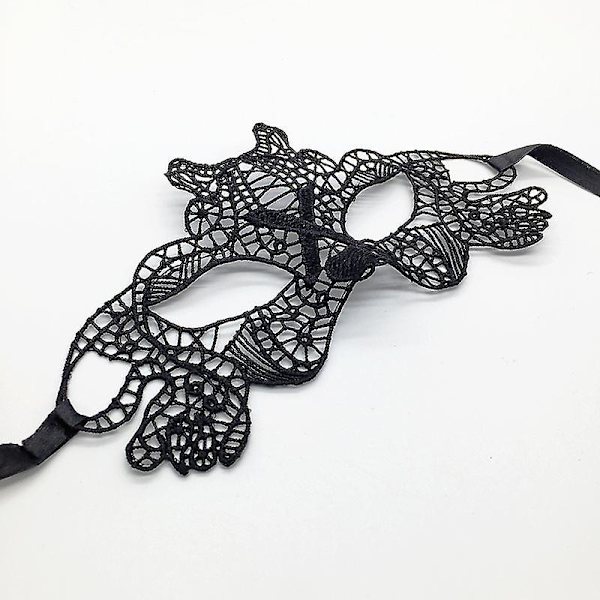 Ny Fashion Sexy Blonde Øjenmaske Maskerade Bal Kjole Kostume Dame Gaver Festmasker