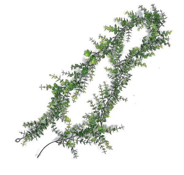Falsk eukalyptus grönska girlang bröllop bakgrund båge väggdekor set2